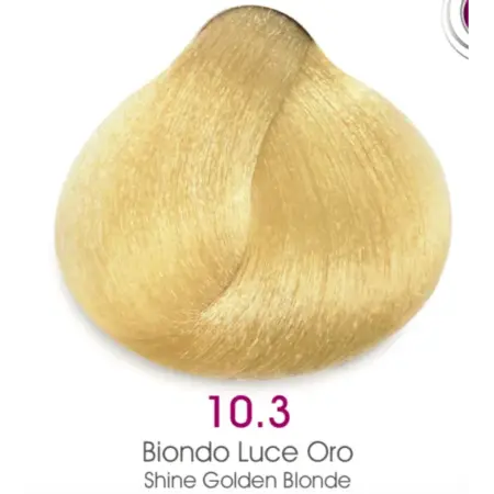 TMT Milano Art Collection Crema Colorante Luminacolor 10.3 Rubio Muy Claro Dorado 100ml - 1